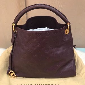 Authentic Louis Vuitton Artsy MM Empreinte purple